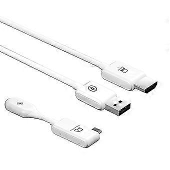 Nadajnik i odbiornik wideo CS7, adapter USB zgodny ze standardem HDMI, adapter 1080P, bezprzewodowy przedłużacz typu C, kabel projekcyjny
