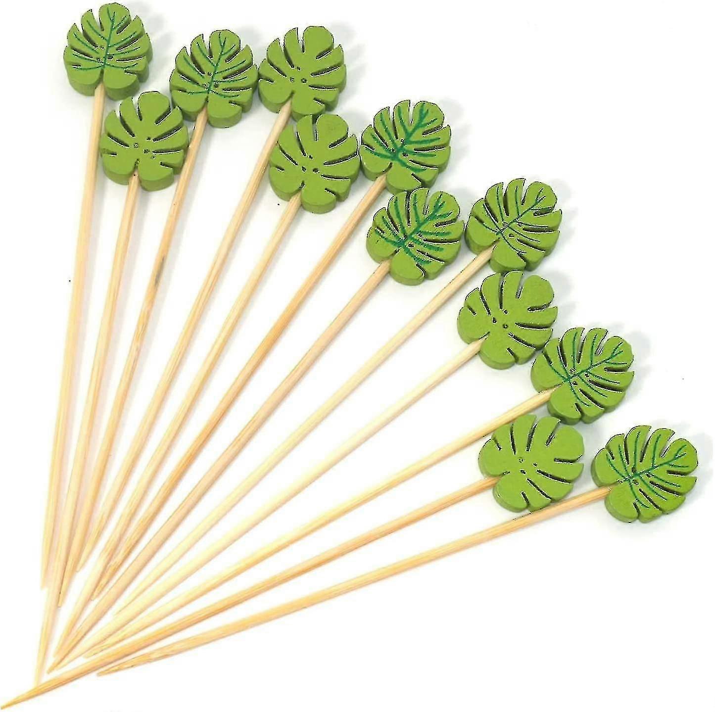 Cocktail Picks 5" Bamboo Toothpicks 100 Count