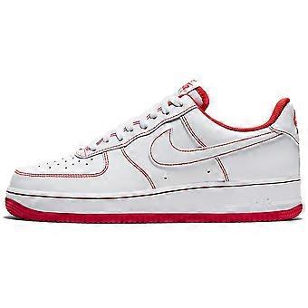 Nike Air Force 1 '07 'Kontraststing Hvid Universitetsrød' CV1724-100