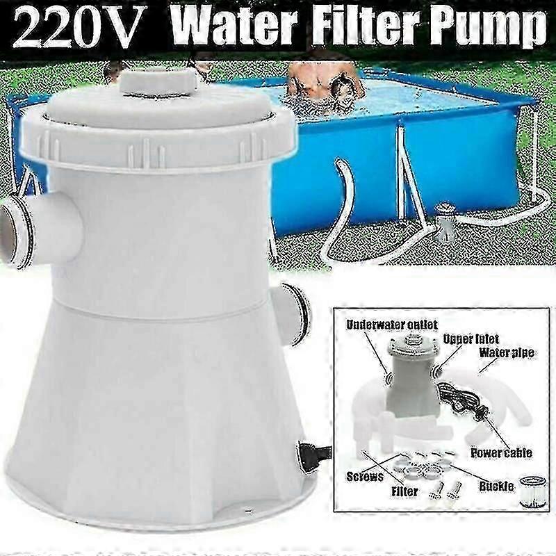 Electric Swimming Pool Filter Pump Water Cleaning System Tool