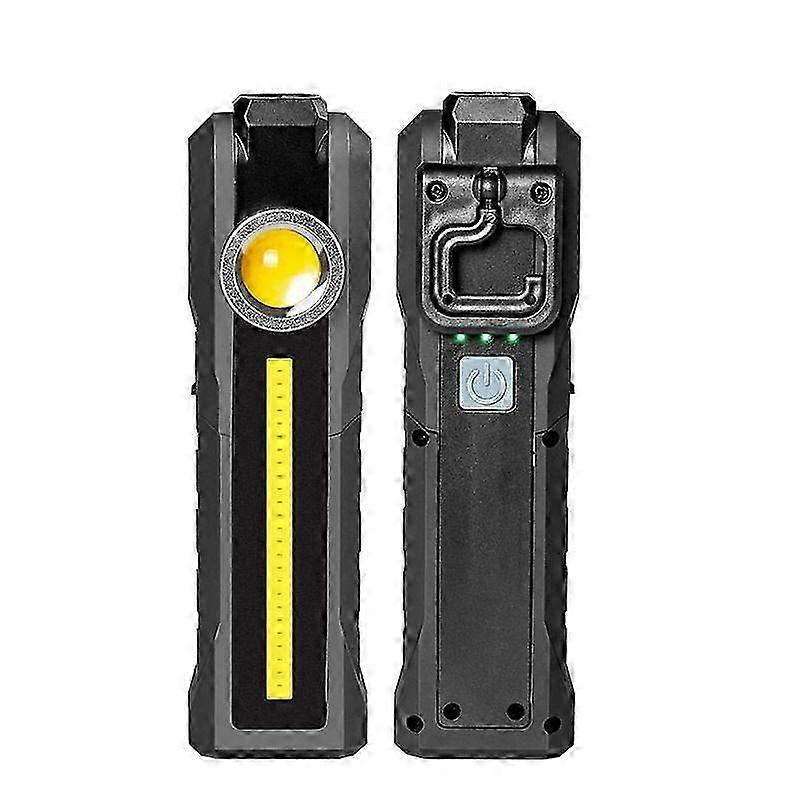 LED Work Light - COB Rechargeable Magnetic Base 4 Modes Portable