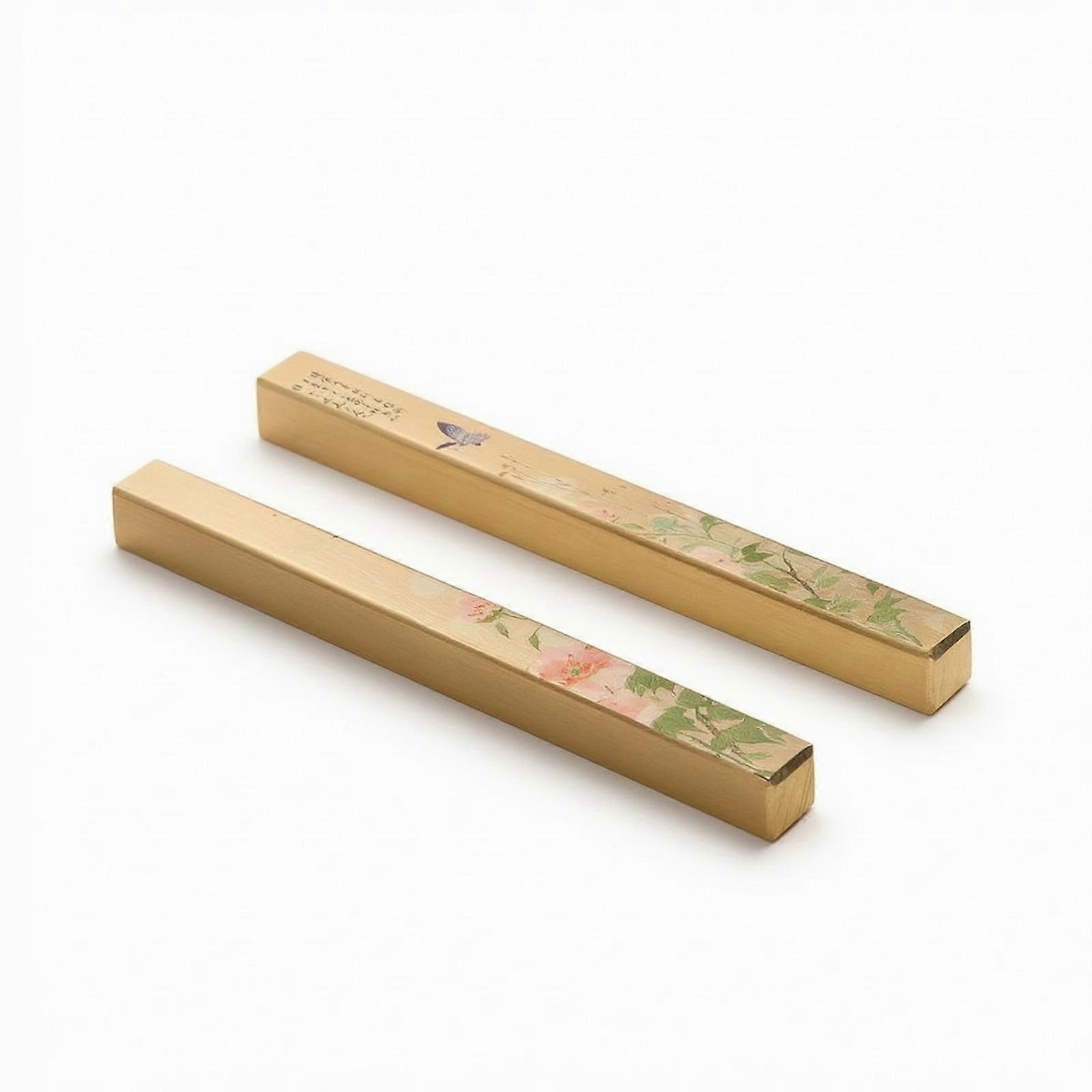 Brass Book Weights Rectangular Paperweight with Flat Bottom Gold Finish Hand