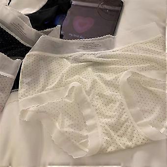 Japanese Style Women Mid Waist Seamless Quick Dry Antibacterial Crotch Triangle Briefs