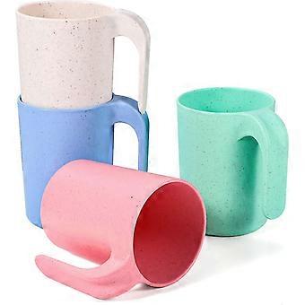 4 Pcs Mugs With Handles - Unbreakable Cups For Kitchen, Outdoor