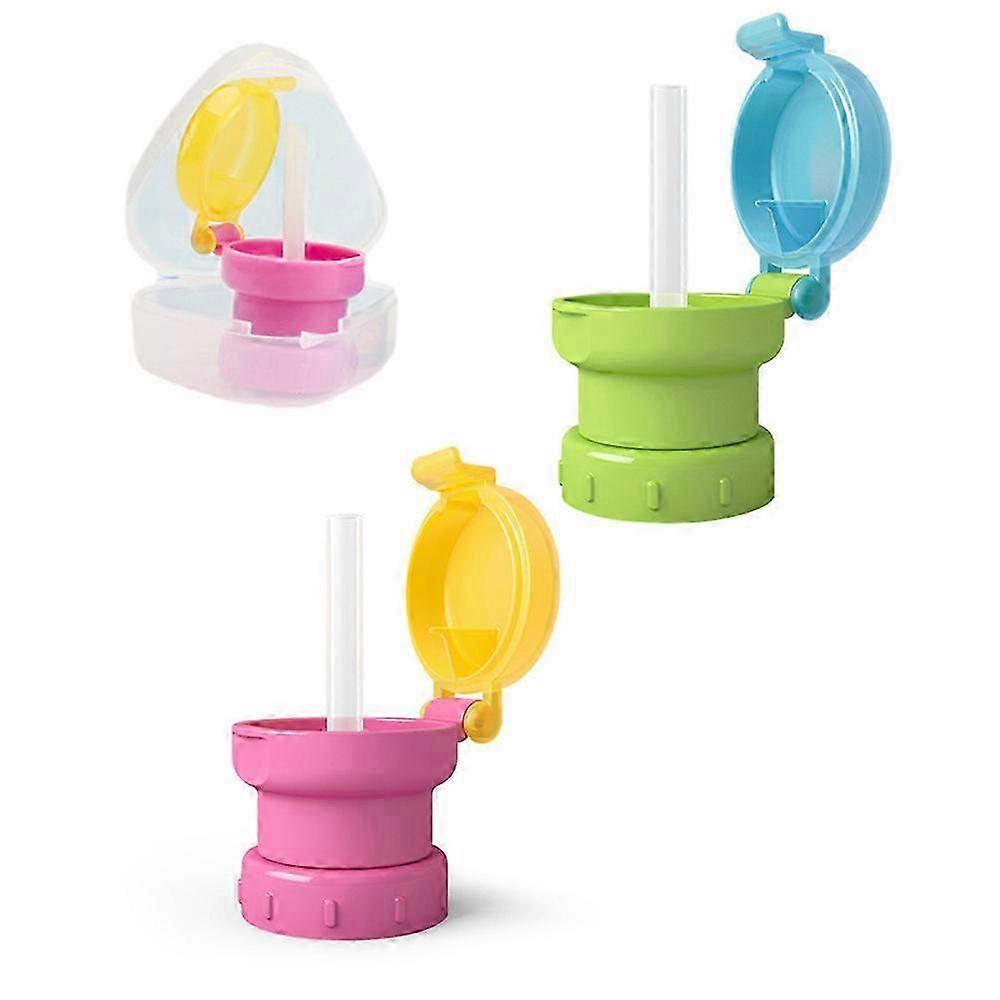Spill Proof Silicone Straw Cap