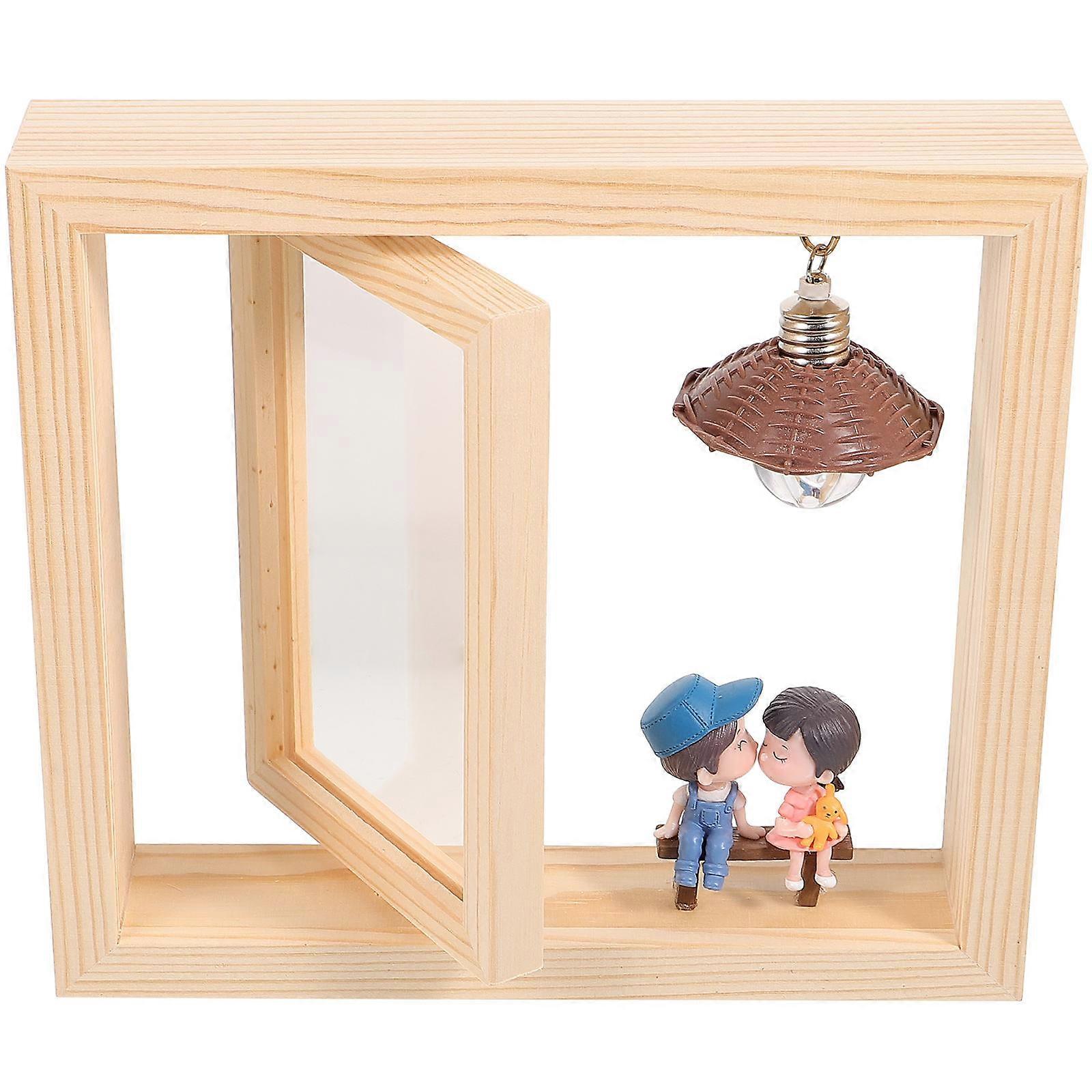 Creative Photo Frame Decor for Hydroponics with Double-Sided Frames 2Pcs