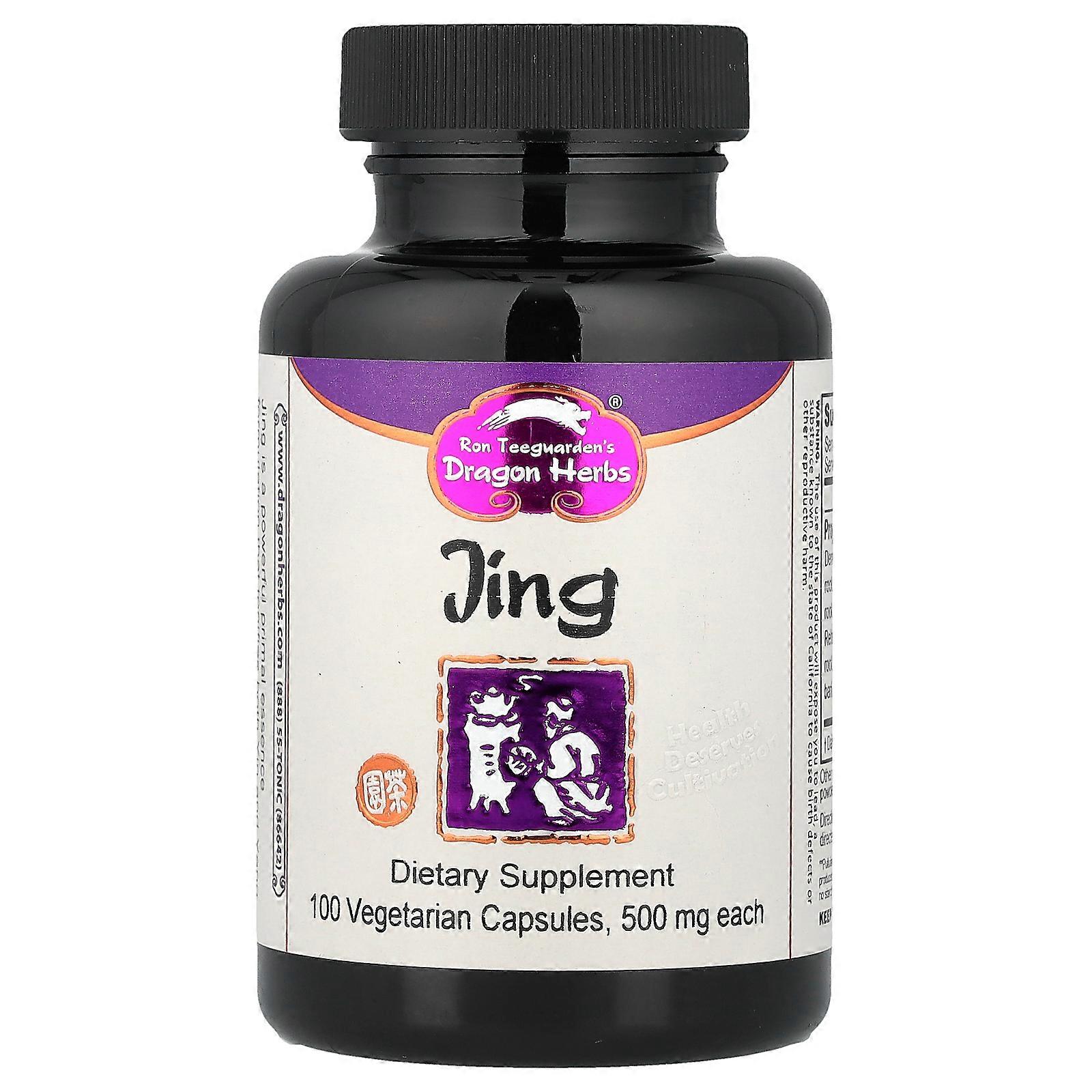 Dragon Herbs, Jing, 100 Vegetarian Capsules