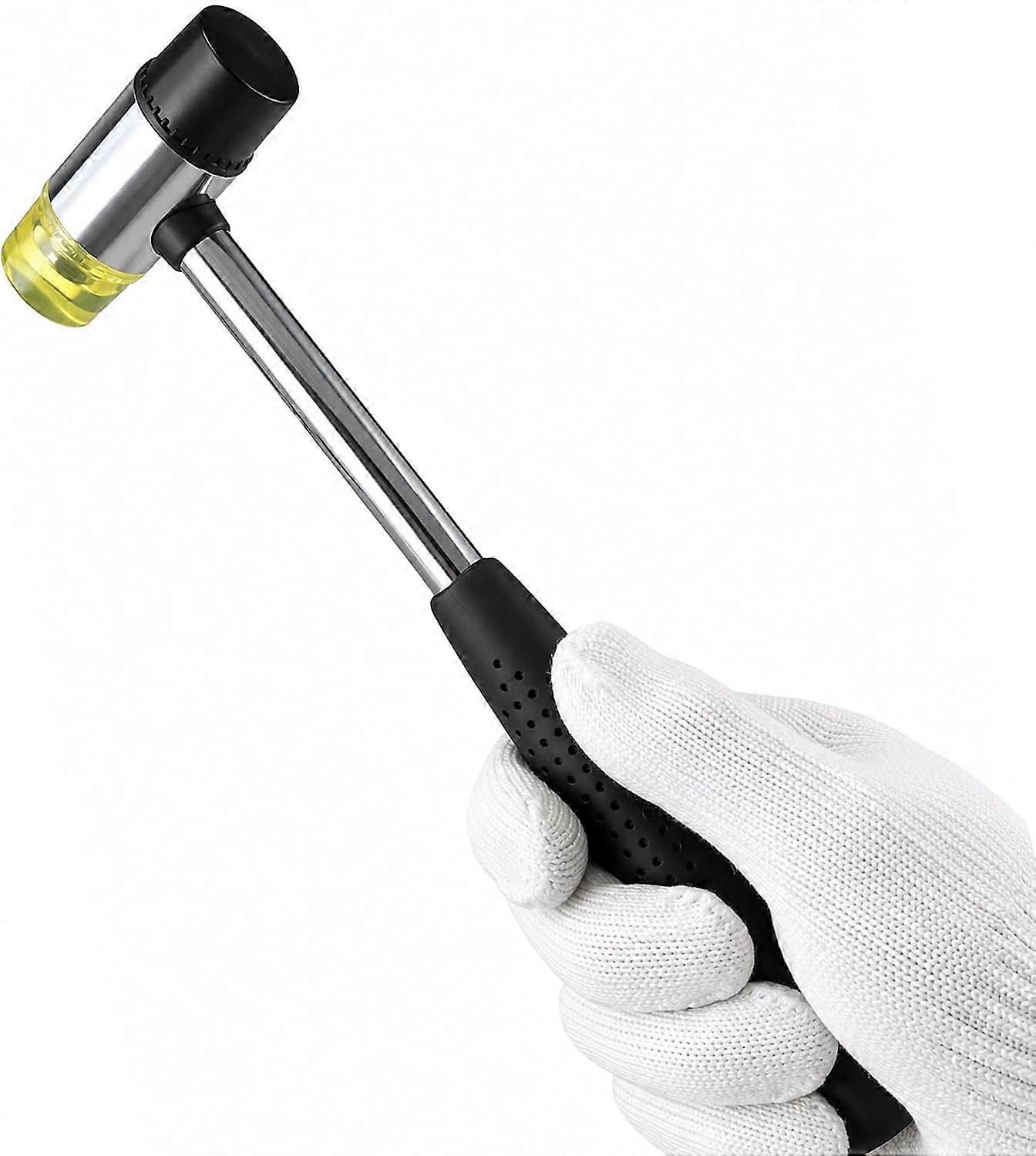 Small Rubber Mallet 25mm Double-Faced Mini Plastic Hammer