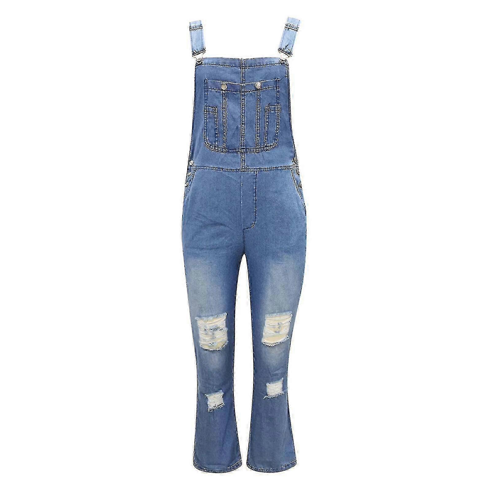 Soft Washed Denim Overalls