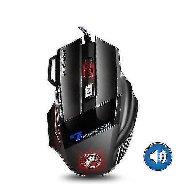 7200 DPI Ergonomic Silent USB Mouse