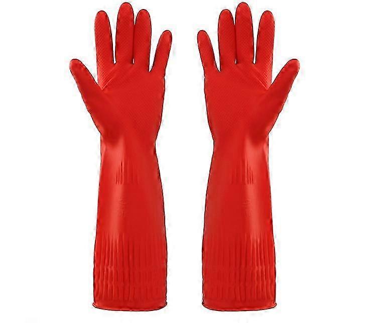 Non-Slip Waterproof Rubber Dishwashing Gloves