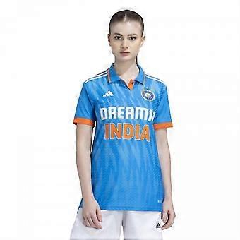 Adidas Womens/Ladies One Day India Cricket T-Shirt