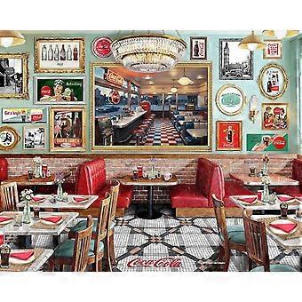 Coca-Cola Caf Jigsaw Puzzle for Adults GYU576