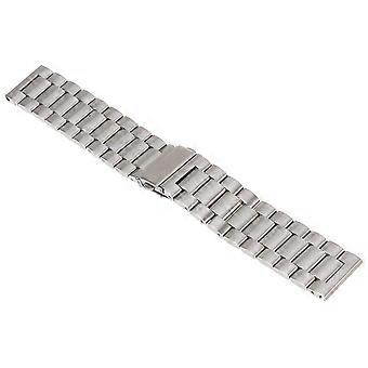 Silver Stainless Steel Watch Strap for Vivoactive3 with Ergonomic Design