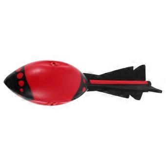 Kids Whistle Javelin Foam Ball for Sports Training Athletic Play Red