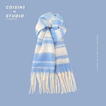 Maillard Premium Atmosphere Scarf Women's Winter New Korean Version Versatile Thickened Mahai Plush Scarf Autumn