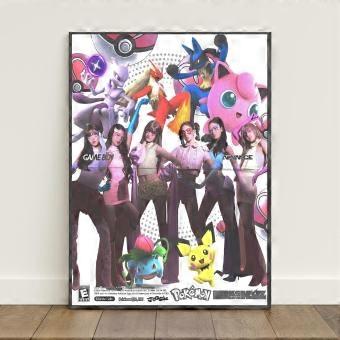 Pokemon Characters K-Pop Girl Group Retro Gaming Fan Jigsaw Puzzle RNB1098