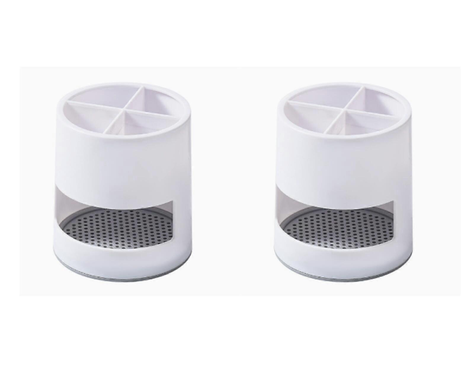 Drainable Toothbrush Holder with Mesh Base