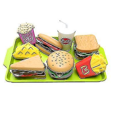 Detachable Hamburr Fries 's Play Educatal Toy Set