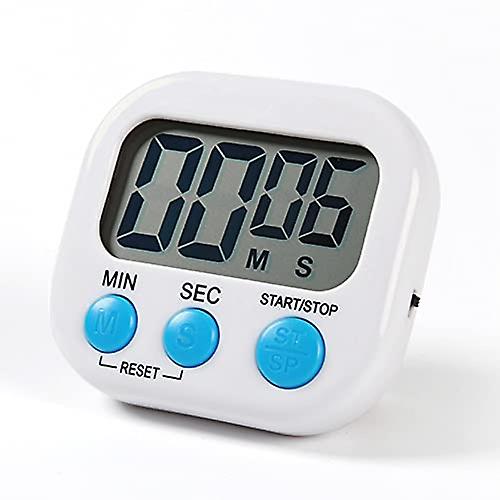 Digital Kitchen Timer Magnetic Stopwatch Timer with Clock, Timer for Baking, Kitchen, Study, Training Training, Count-Up and Countdown Clock