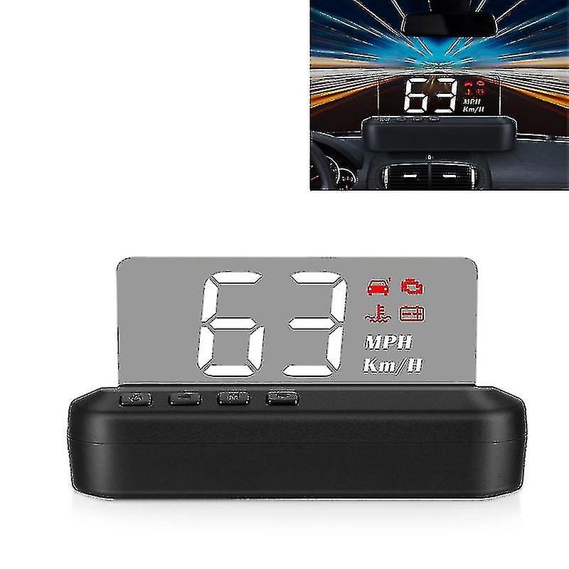 Hd- Head Up Display Gps Windshield Projector With Speed Overspeed Alarm