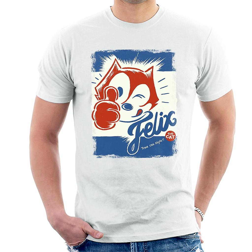 Felix The Cat True Cat Style Men's T-Shirt