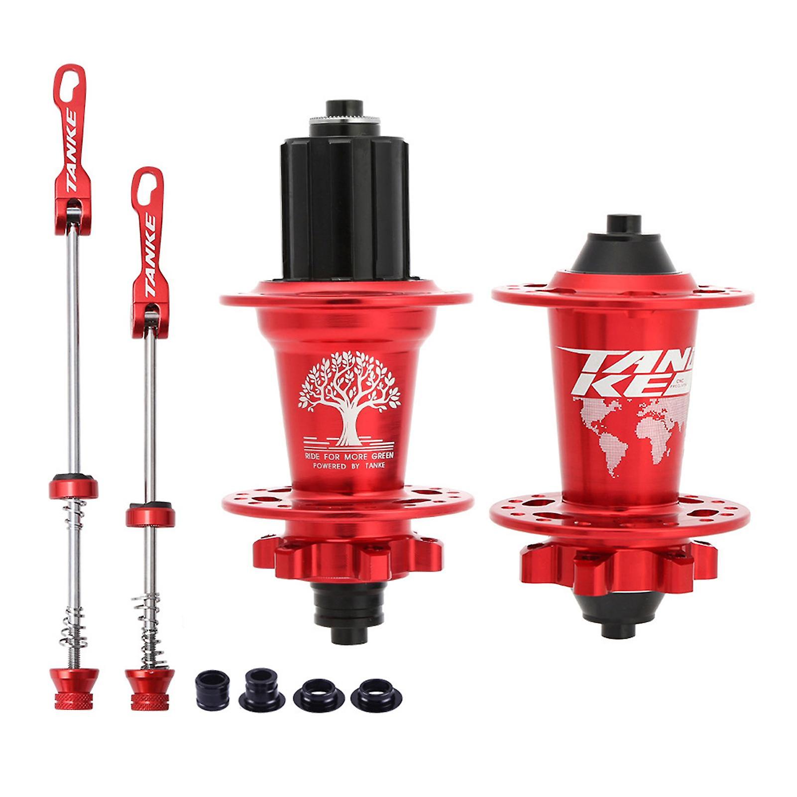MTB Bike Hub Mountain Bike Bicycle Front & Rear Hub Set 36 Holes 6 Bearings with Quick Release