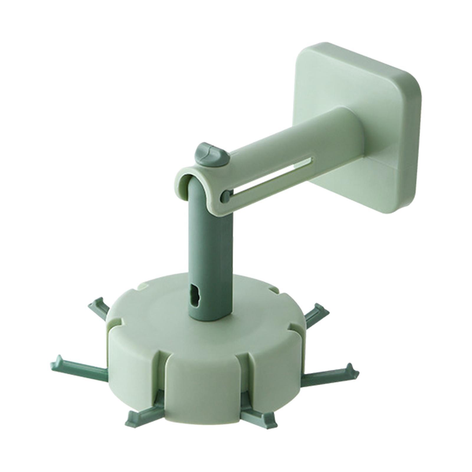 Wall Mounted Rotating Utensils Hooks Cooking Tools for Knives Bathroom grey