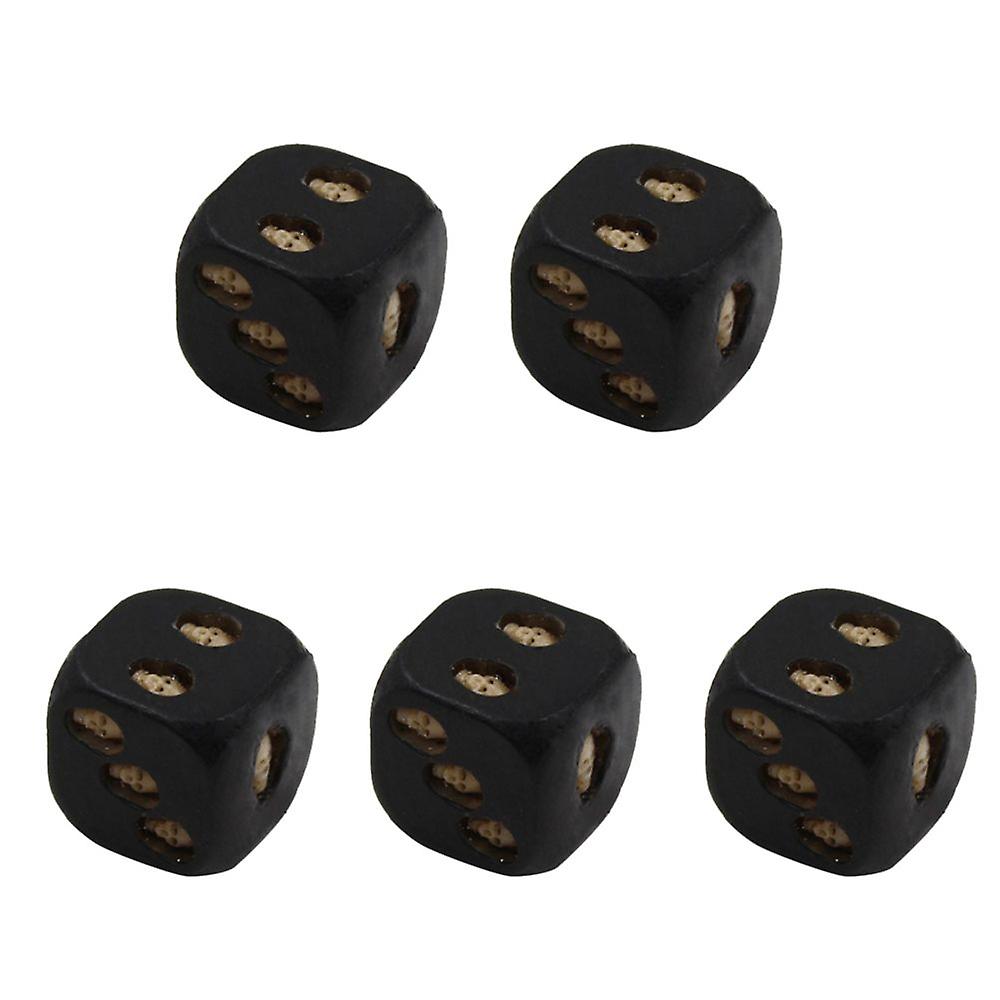 Novelty Black Resin Skull Dice