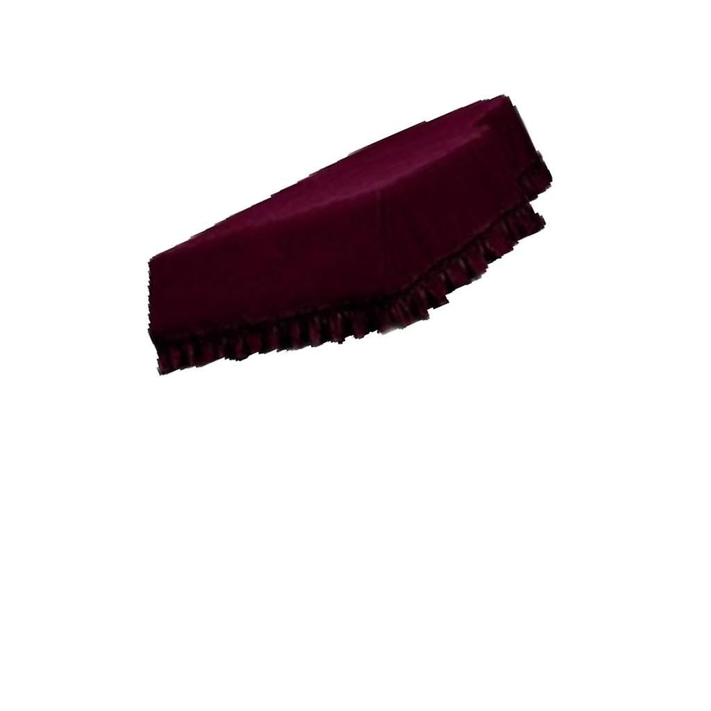 Universal Piano Cover Cloth Dust-proof Protector Covers Borgoña