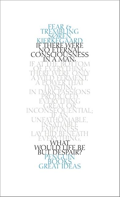Fear And Trembling by Sren Kierkegaard Paperback Book