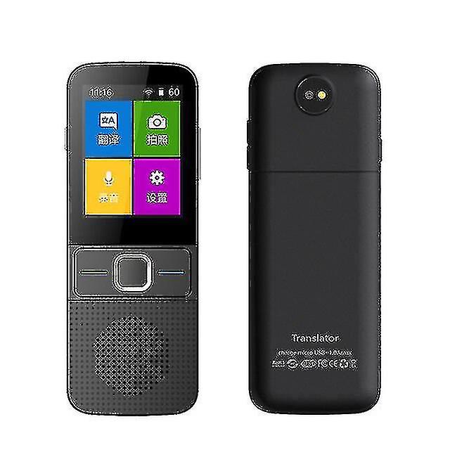 T10 137 Languages Wifi Translation Voice Input - Black