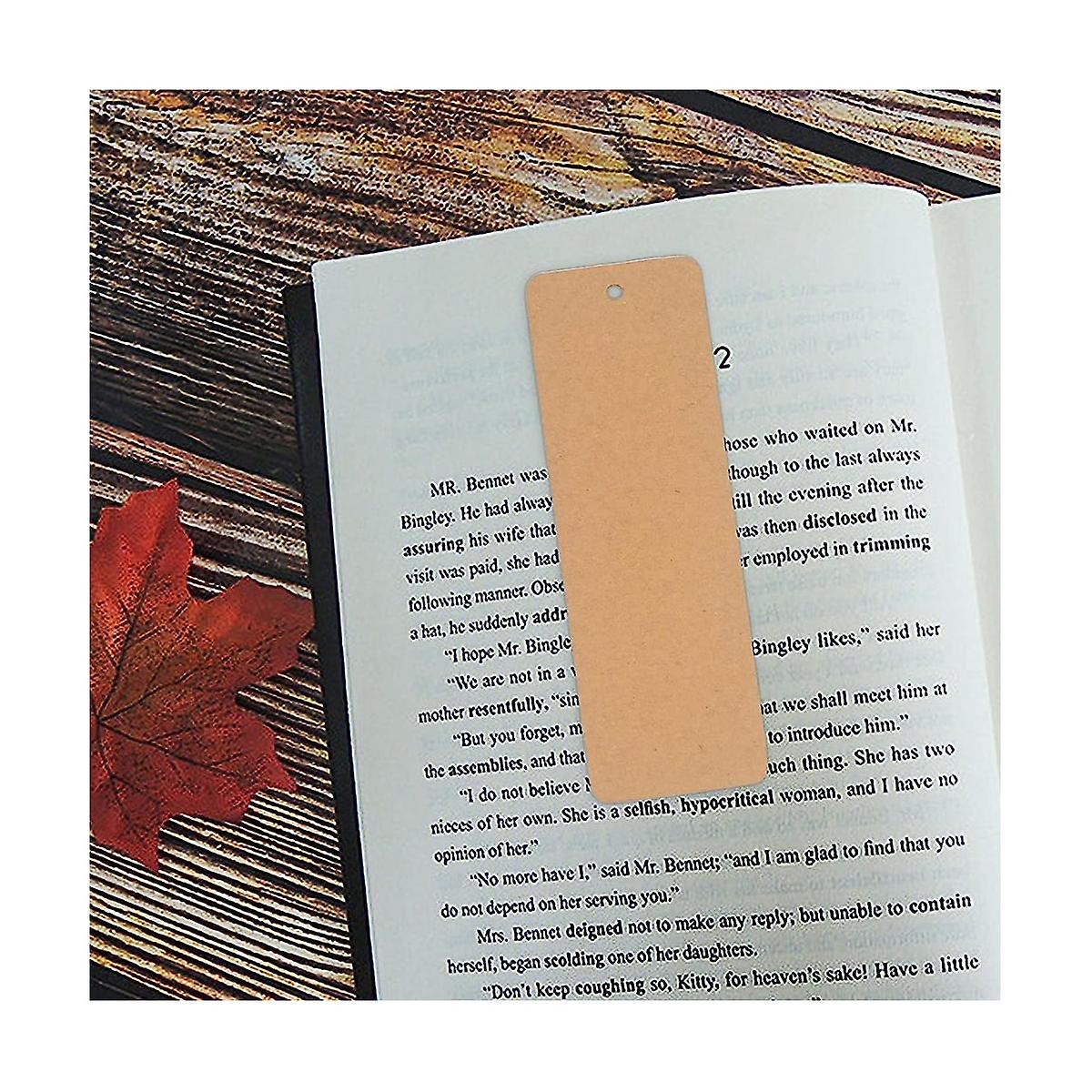 Sublimation Blank Bookmark Heat Transfer DIY Bookmark Sublimation Bookmarks with Hole and Colorful