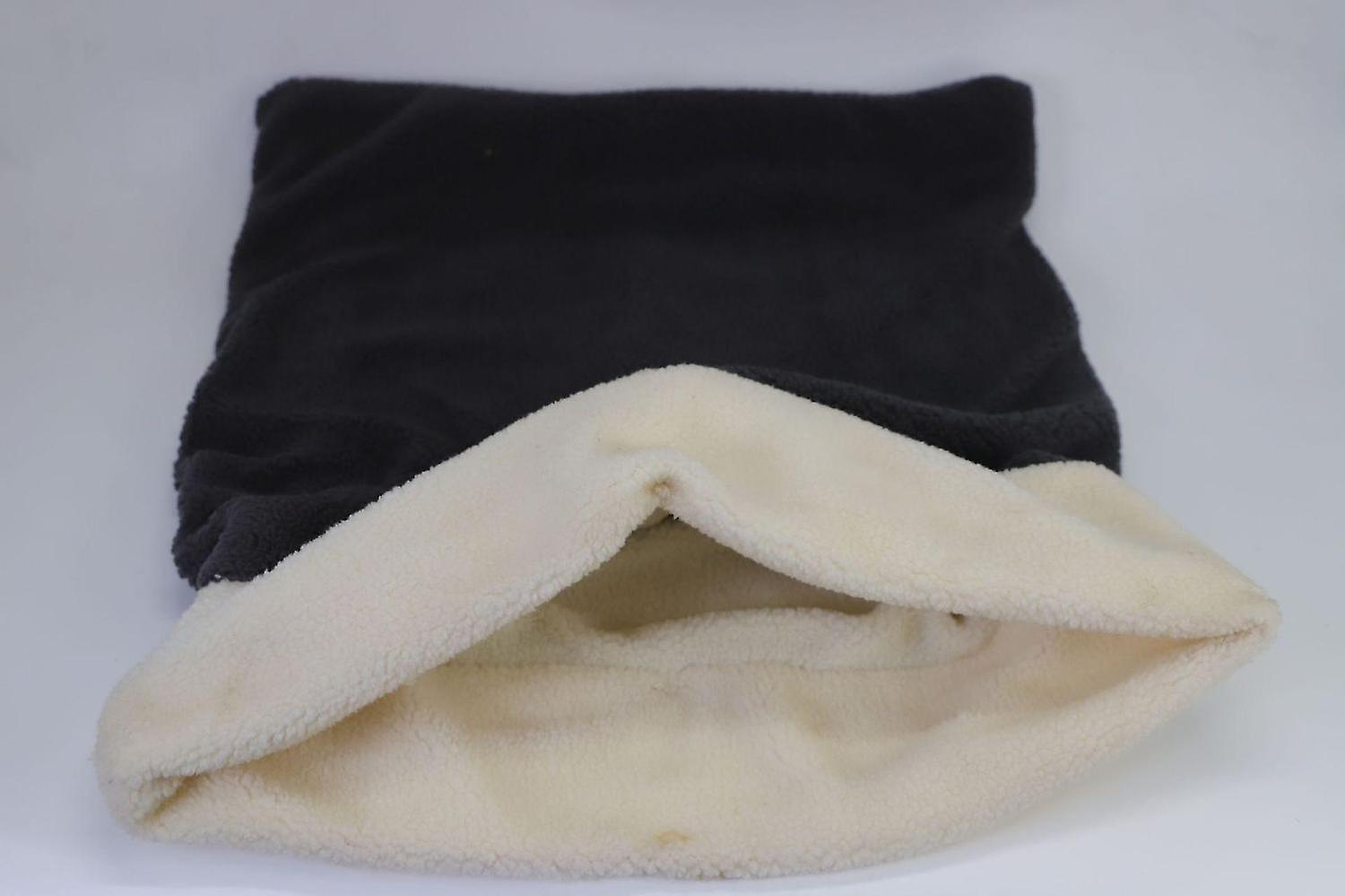 Cat Bed Cave Sleeping Bag, Pet Mat Self Warming Pad Sack For Cats And Small Dog Greyish White