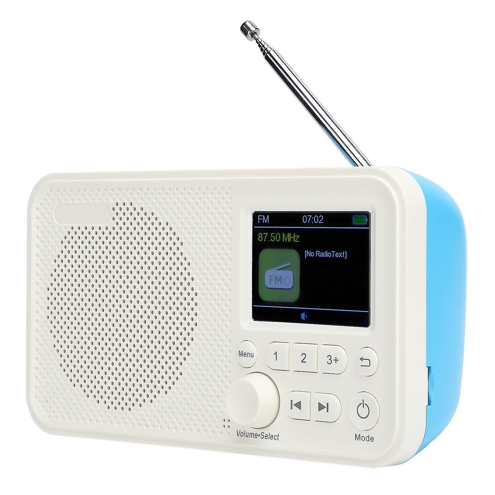 2.4in Color Screen DAB Digital Radio Bluetooth MP3 Player 1800mAh