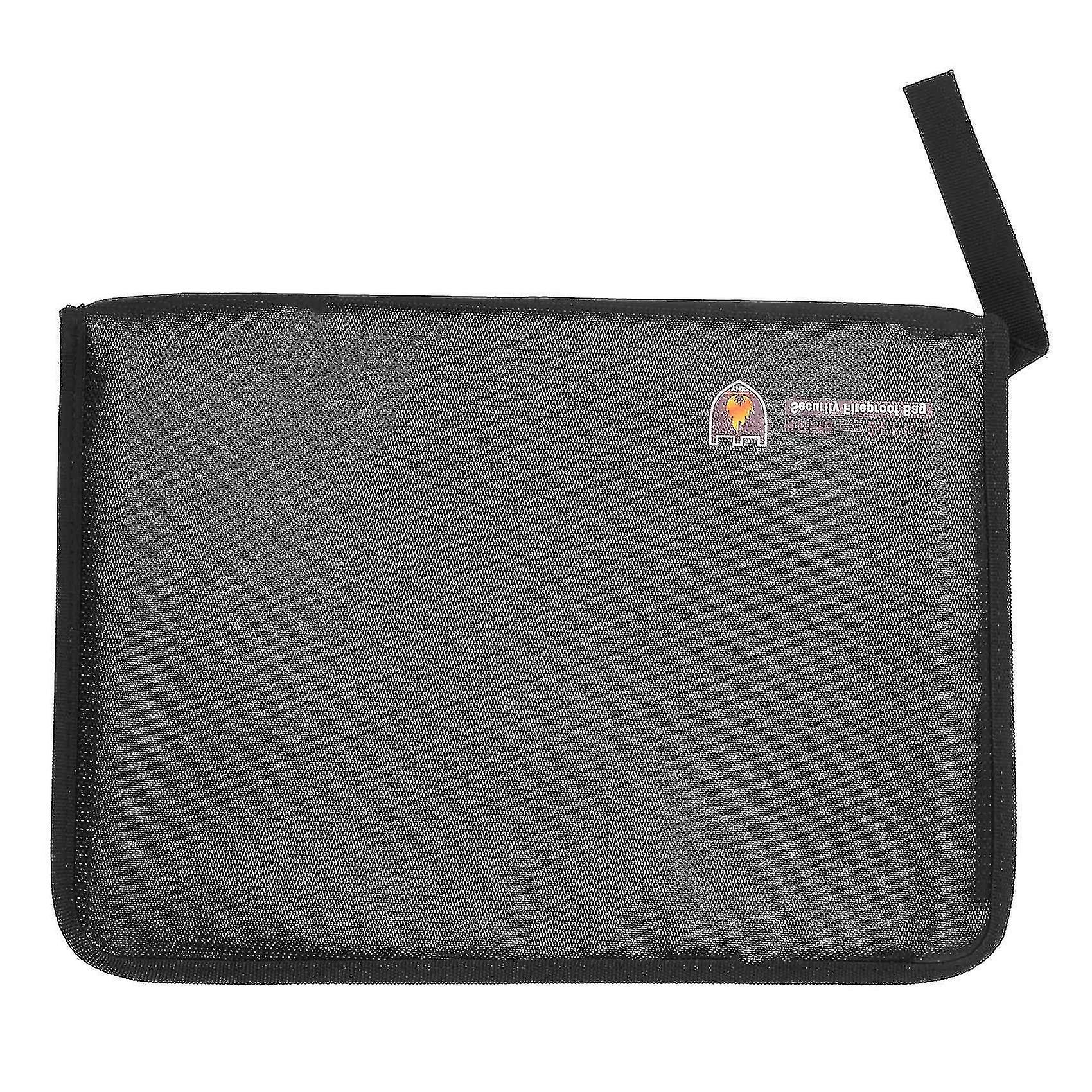 Fireproof Files Folder Accordion Document Bags 14.3x9.8 Inch A4 Size 12 Pockets Non-itchy Silicone