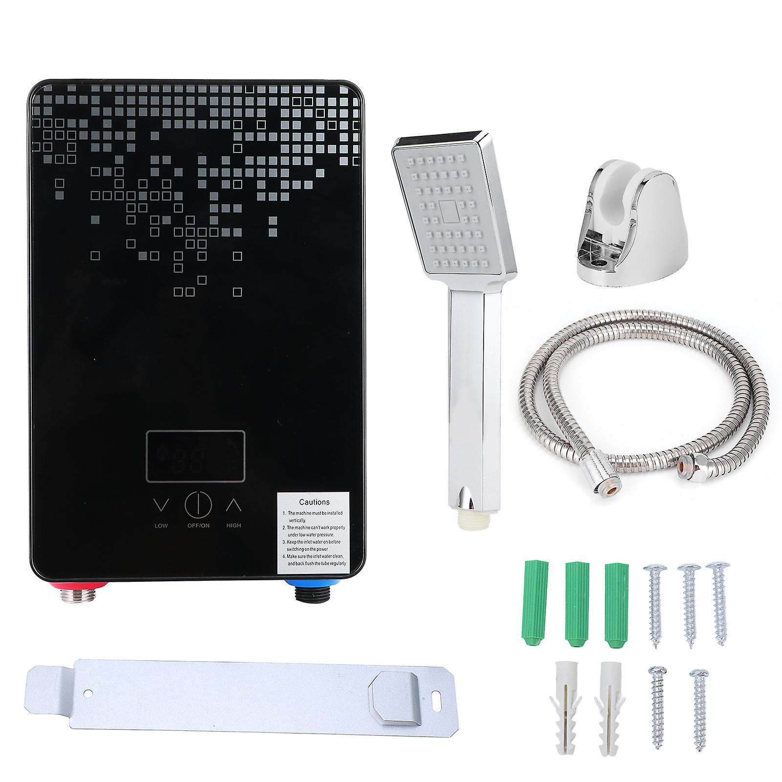 Electric Water Heater, Instant Heating, Shower Head Kit