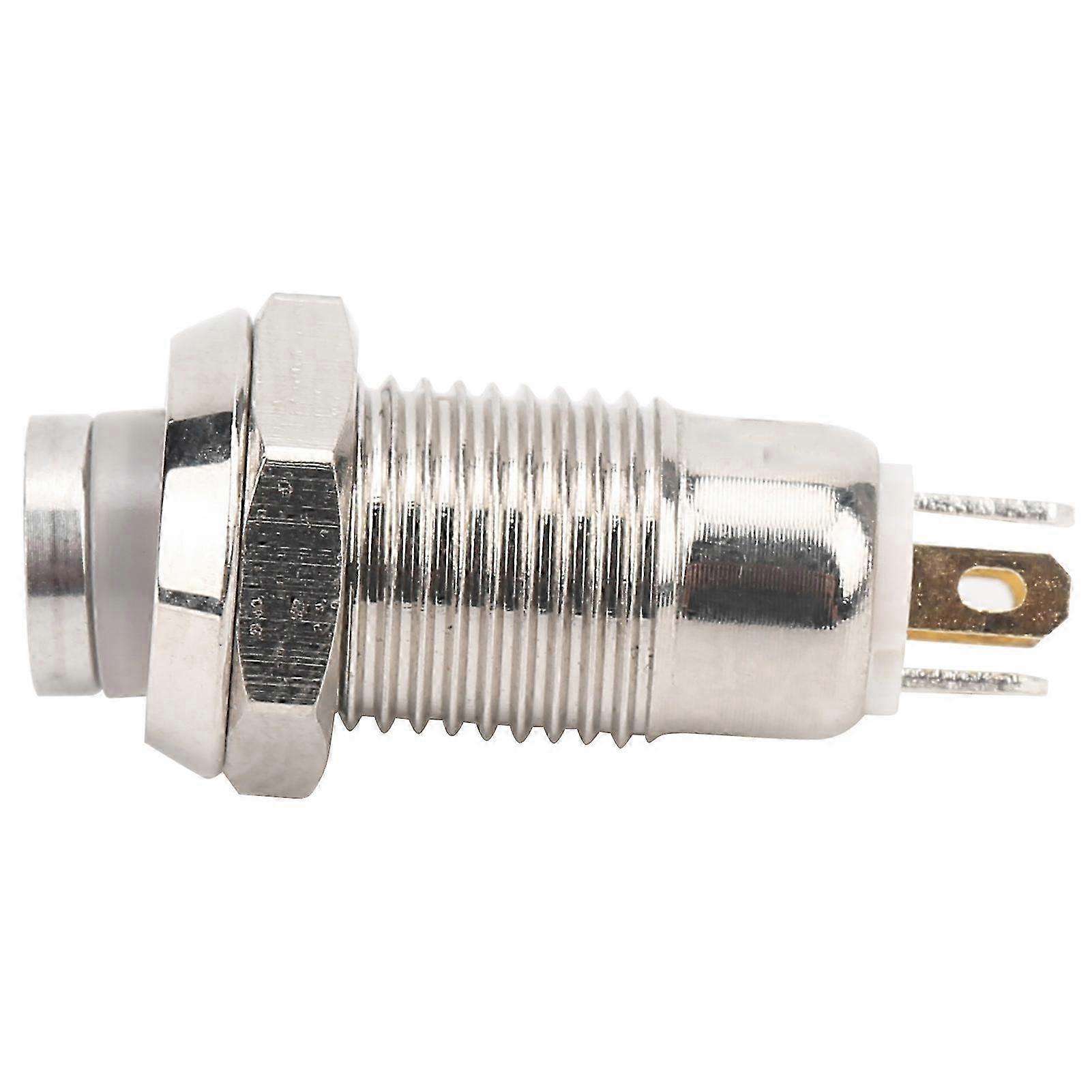 8mm Momentary Push Button Switch Wasserdichter Push Button Startschalter mit Licht 3VBlue