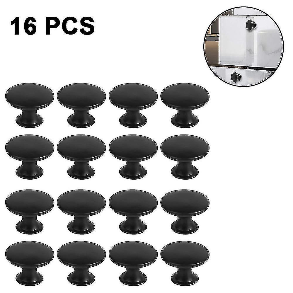 16 Pieces Cabinet Door Knobs, 30mm Vintage Dresser Knobs Set