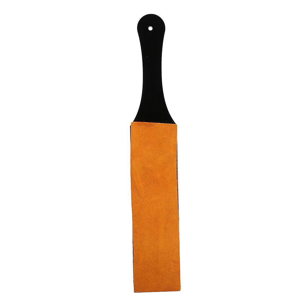 Double-Sided Leather Sharpening Strop Knife Blade Sharpener Home Sharpening Tool(Large Size )
