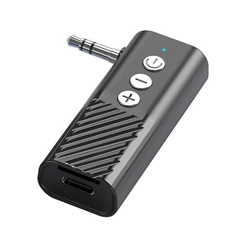Car Wireless Bluetooth-compatible 5.3 Receiver 3.5mm Aux Adapter Handsfree