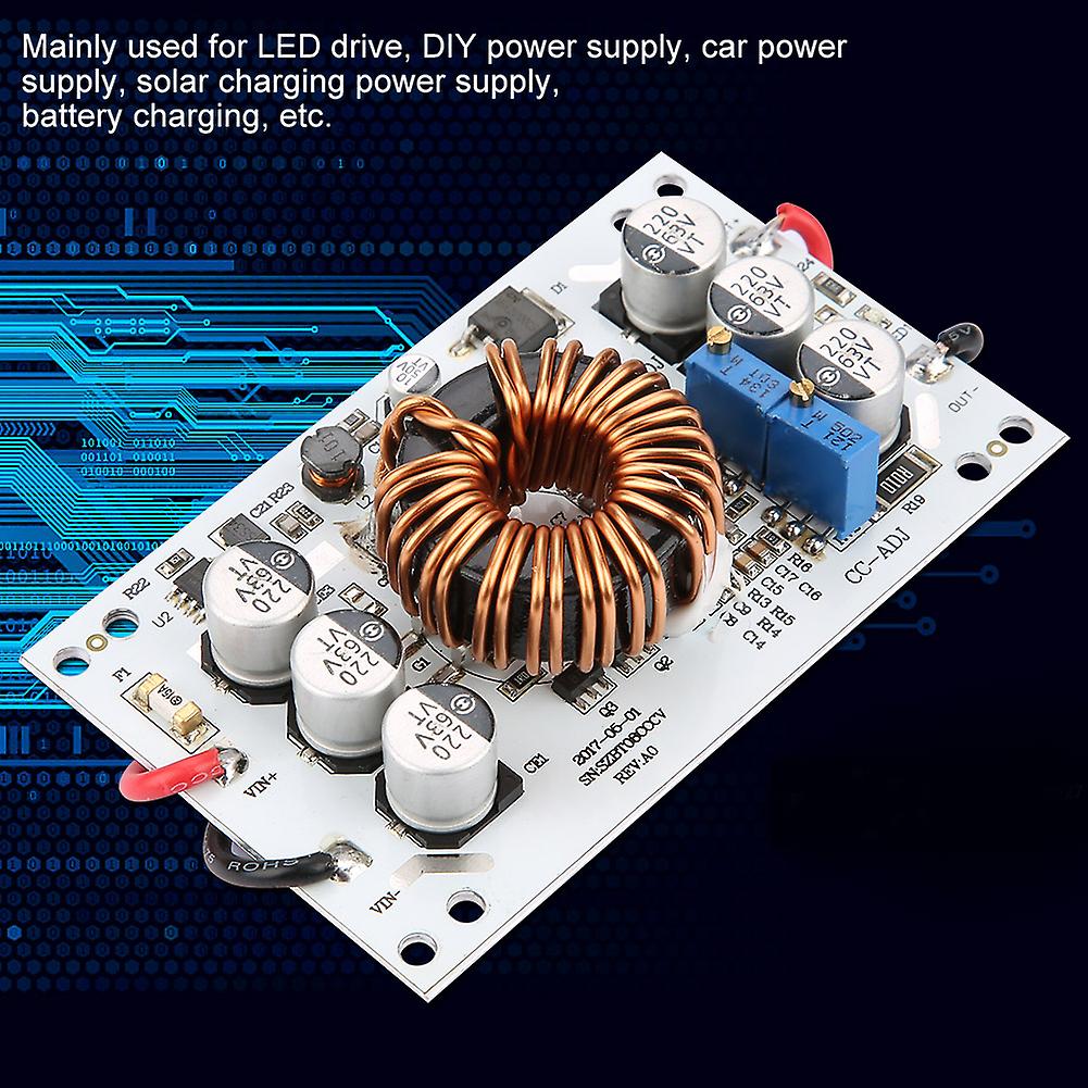 600W DC-DC Adjustable Step-Up Power Supply Module 85x52x21mm