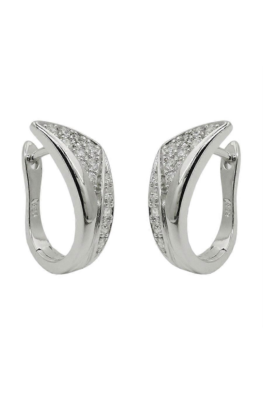 Hoop Earrings Zirconias Silver 925 - Gl93694