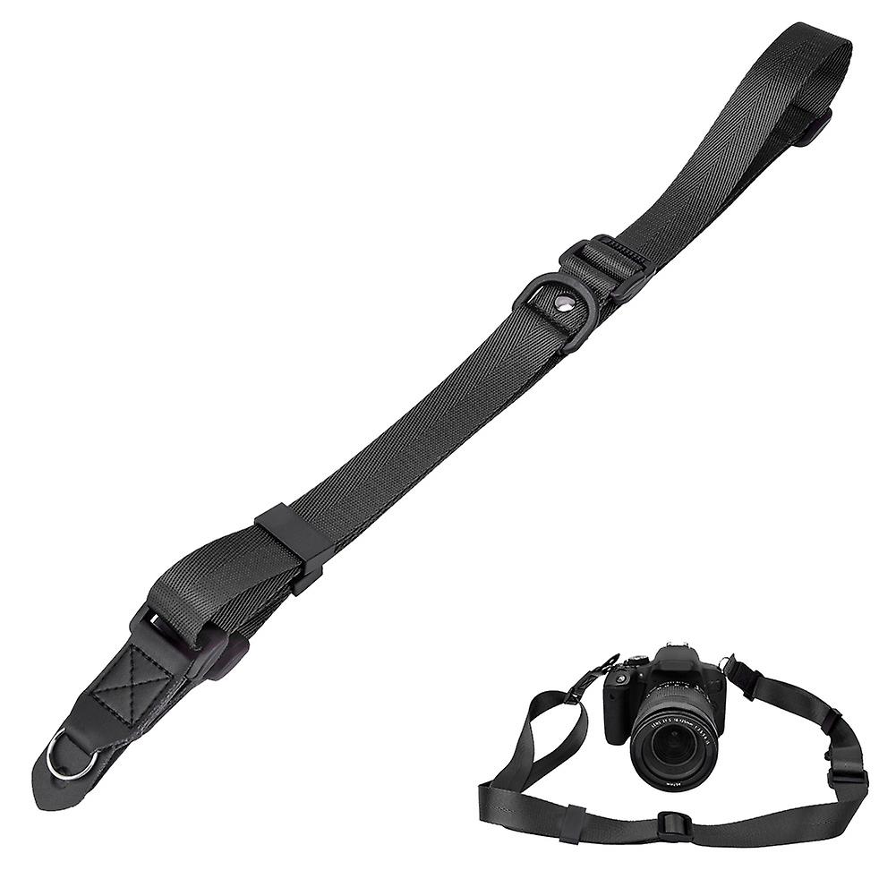 Universal Nylon Quick Adjustable Camera Neck Shoulder Carrying Sling Strap Belt with Metal Ring for DSLR Mirrorless Instant Camera