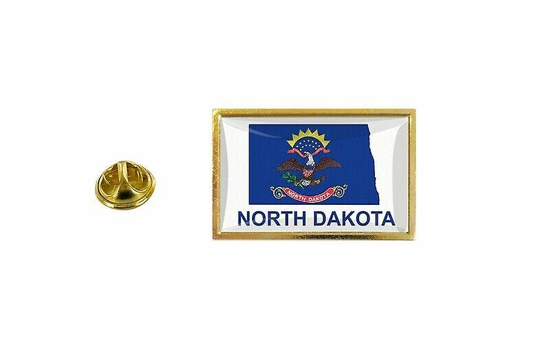 pine pine pine badge pine pin-apos;s flag country map usa North Dakota