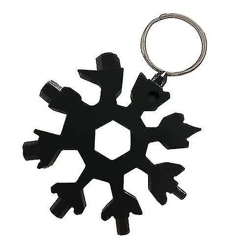 Multifunctional Snowflake Wrench Tool Steel Octagonal Hexagonal Portable 18-in-1 Mini Universal Wren