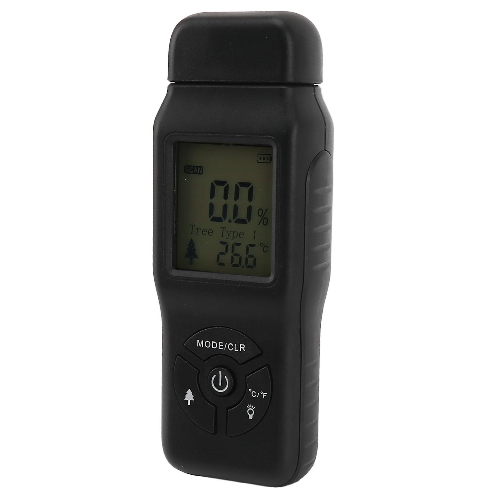 Digital Wood Moisture Meter Highly Accurate Portable Wood Humidity Tester for Building Material Paper