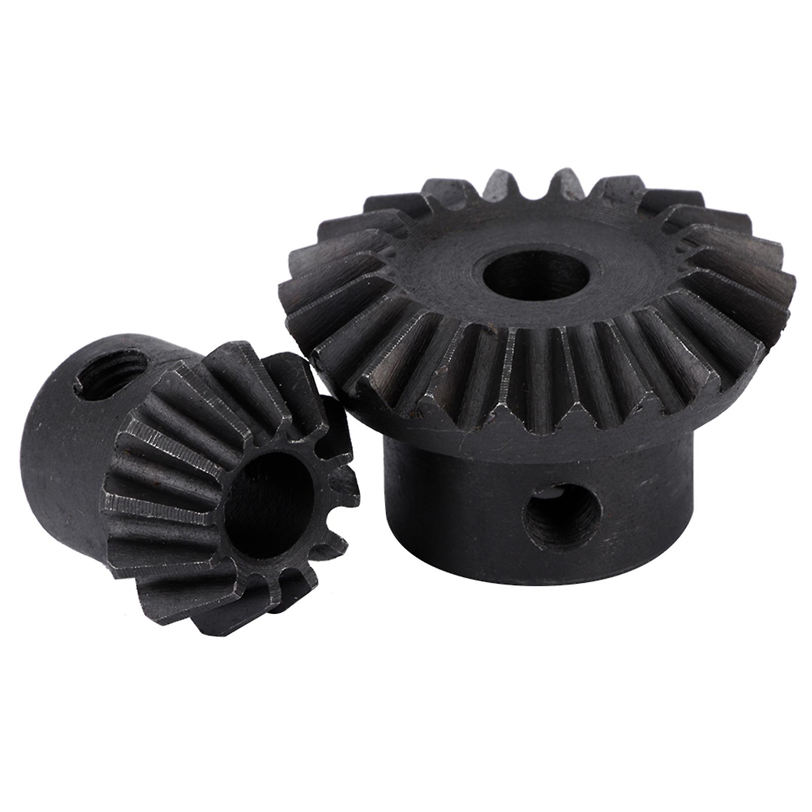 2pcs Black Steel Beekeeping Honey Extractor Gear Accessory Beekeeper Tool