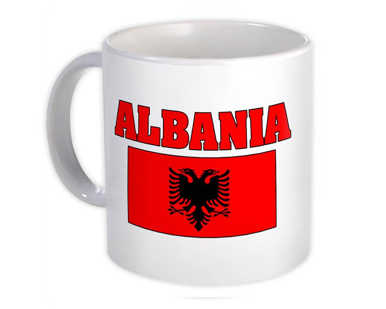 Gift Mug: Albania Flag