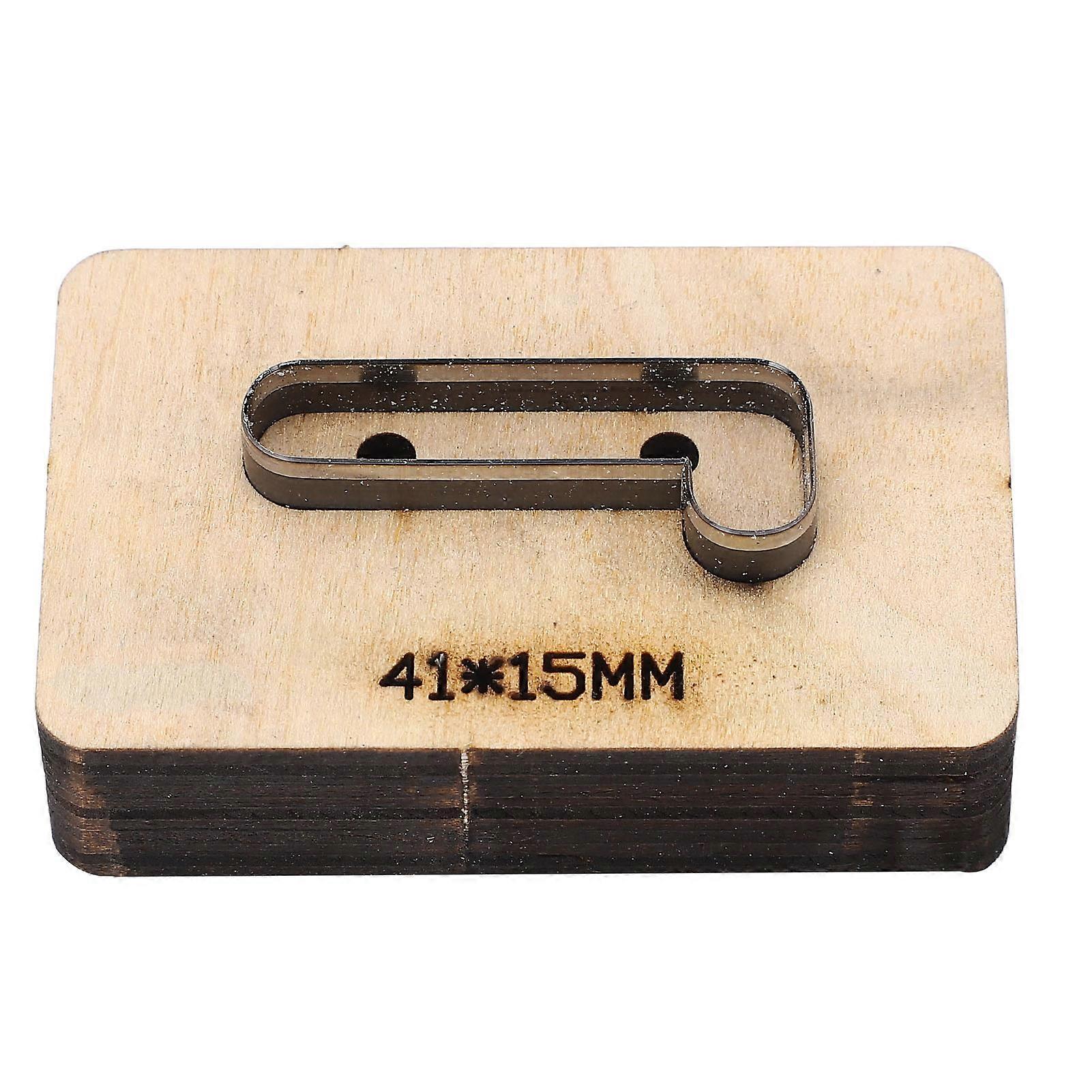 Ouitble Leather Punch Mold Leather Punching Cutting Die Number 1 Shape High Hardness Alloy Steel Leather Punch Cut Mold
